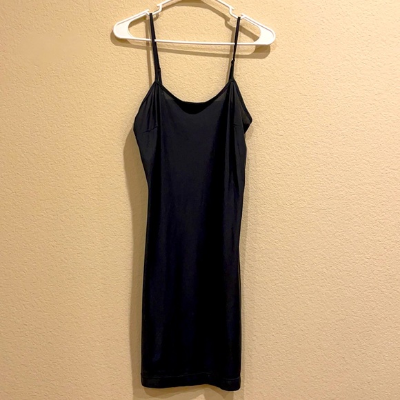 NWOT - gray pink dress with pockets and with bra and slip strap snap holder sz 4 - Picture 7 of 9